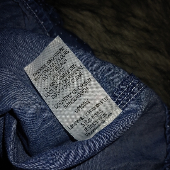 Life and Legend | 24M denim chambray button down shirt top boys infant baby - Picture 5 of 10